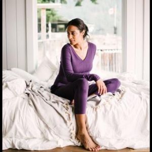 Smash and Tess Friday romper size small in plum